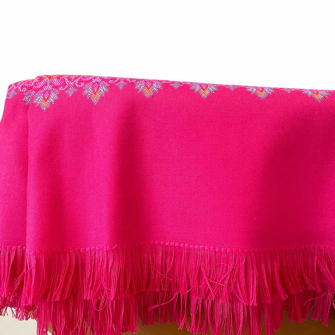 Buy Pink Pashmina Kani Kashmiri Shawl at PinkPhulkari California