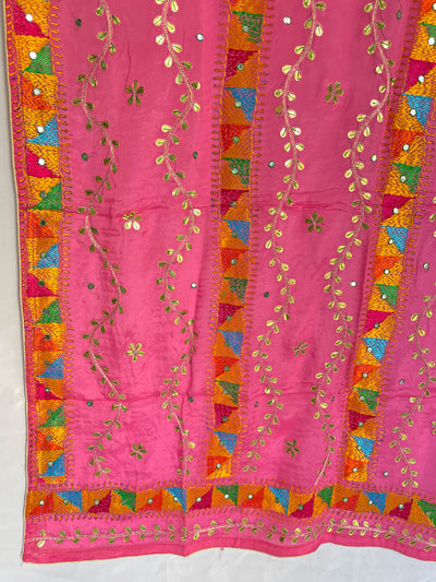 Buy Dark Pink Handwork Phulkari Dupatta at PinkPhulkari CaliforniaBuy Dark Pink Handwork Phulkari Dupatta at PinkPhulkari California