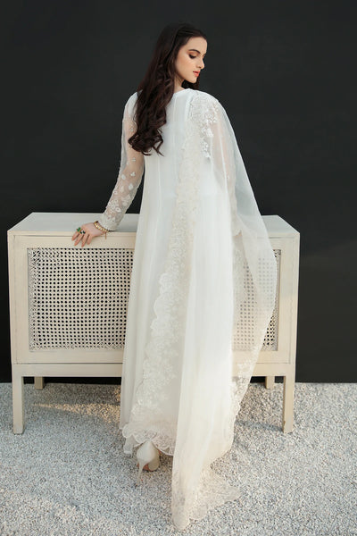 Buy White Embroidered Organza Dupatta at PinkPhulkari CaliforniaBuy White Embroidered Organza Dupatta at PinkPhulkari California