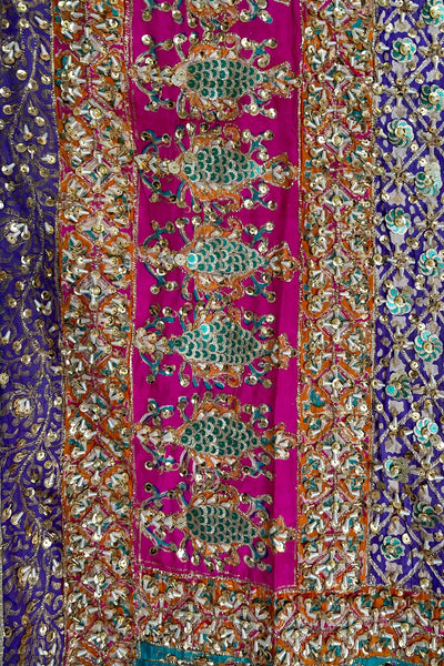 Buy Handwork Pakistani Silk Dupatta HC16 at PinkPhulkari CaliforniaBuy Handwork Pakistani Silk Dupatta HC16 at PinkPhulkari California