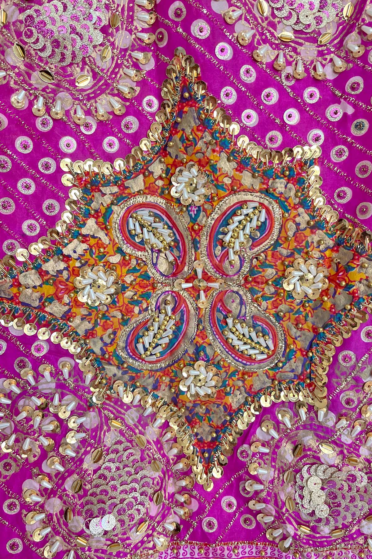 Buy Handwork Pakistani Silk Dupatta HC14 at PinkPhulkari California