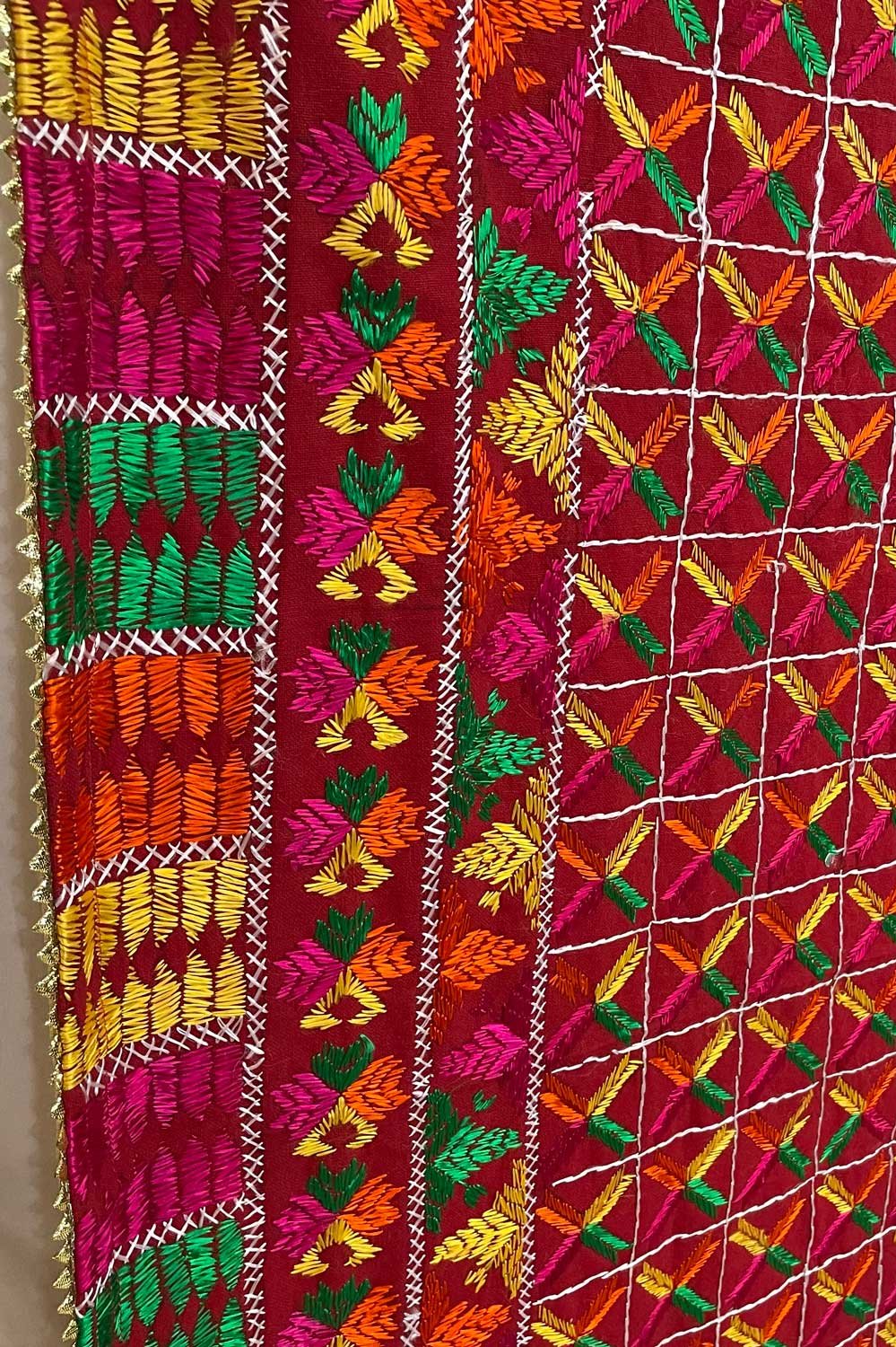 Phulkari Rug Buy Old Design Wedding Khaddar Bagh Phulkari Online | PinkPhulkari ...