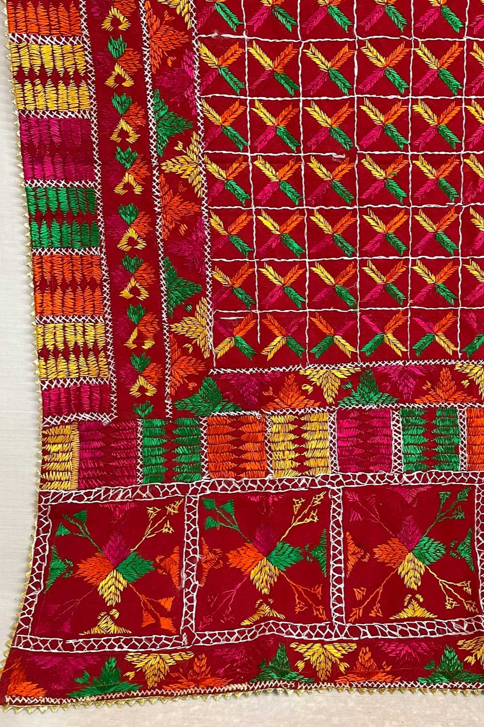 Phulkari Rug Buy Old Design Wedding Khaddar Bagh Phulkari Online | PinkPhulkari ...