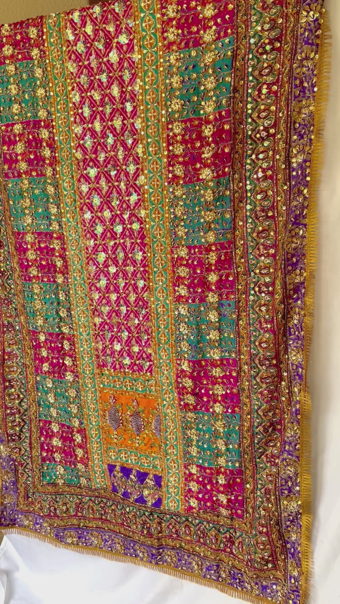 Buy Handwork Pakistani Silk Dupatta HC13 at PinkPhulkari California